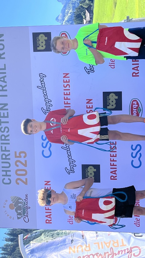 Joel Huser auf dem dritten Platz.