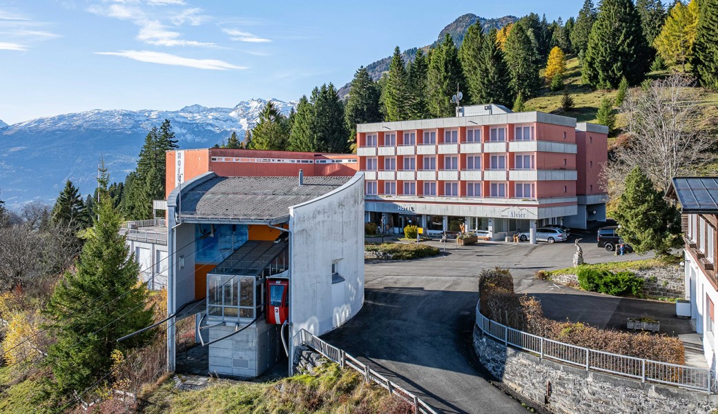 Interessiert? Hotel Alvier und Seilbahn stehen zum Verkauf