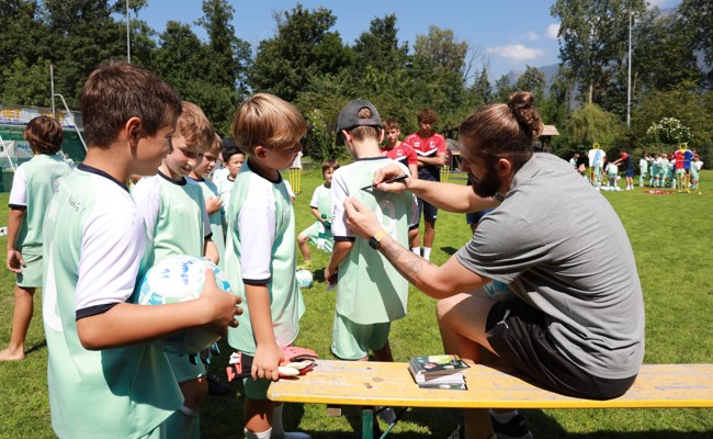 Die Frage der Fragen am Fussballcamp: Barca oder Real?