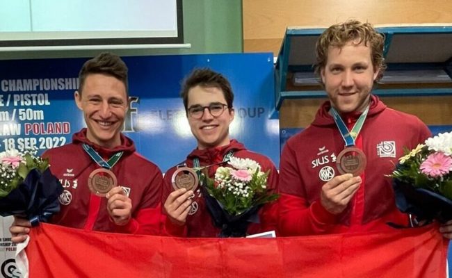 Sportschütze Christoph Dürr doppelt nach: Zweite Bronzemedaille an der EM