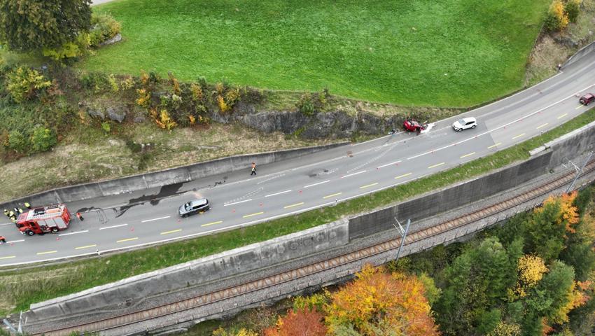 Der Unfall ereignete sich auf der Umfahrungsstrasse H16.