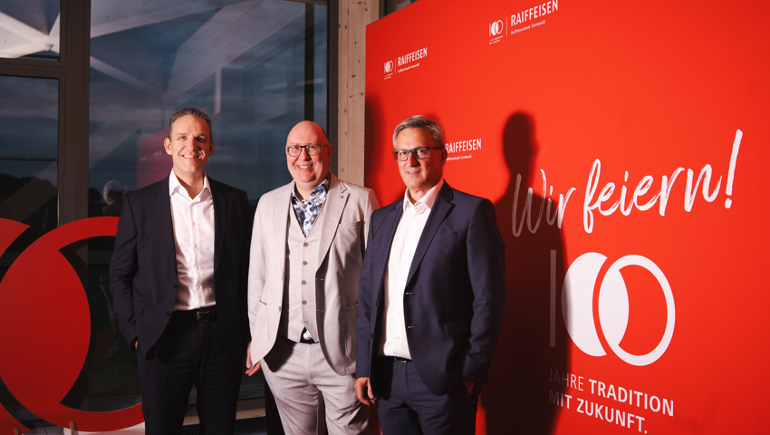 Von links: Gabriel Brenna, Thomas Wohlwend und Werner Wessner.