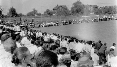 Markstein vor 65 Jahren: Damals weihte der FC Grabs seinen Fussballplatz ein
