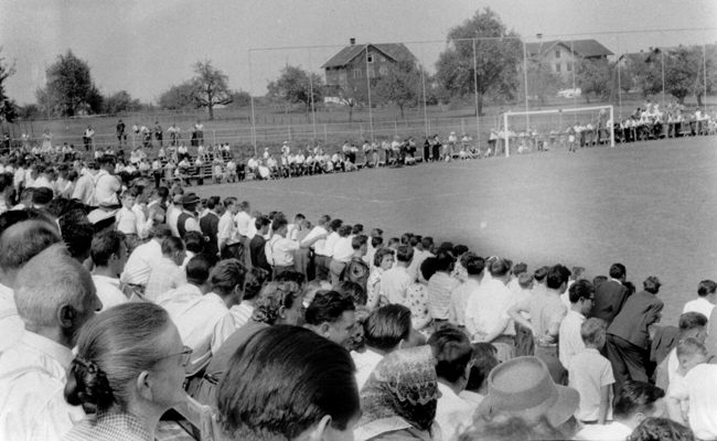 Markstein vor 65 Jahren: Damals weihte der FC Grabs seinen Fussballplatz ein