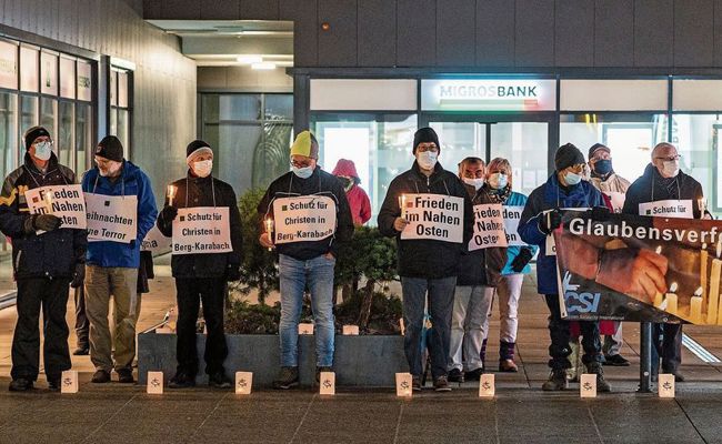Sichtbares Zeichen für Glaubensverfolgte gesetzt