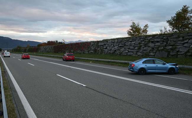 Auffahrunfall auf der Autobahneinfahrt forderte einen Verletzten
