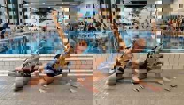 Artistic-Swimming-Duo Ladina Lippuner und Sofie Müntener nimmt erste Olympia-Hürde