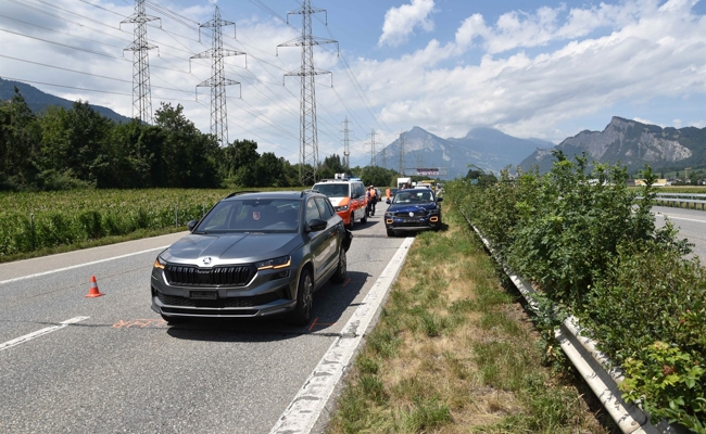 Schwerverletzte Seniorin nach Kollision auf A13