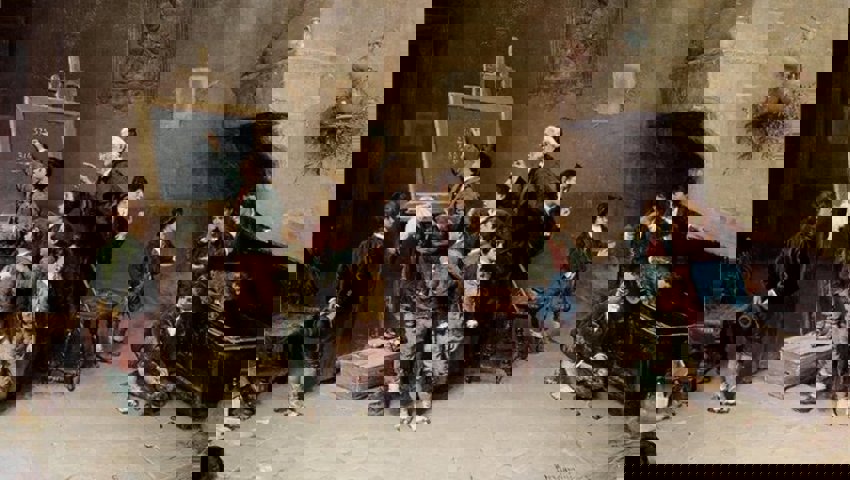  Gemälde über eine «wertvolle Schullektion» aus dem 19. Jahrhundert. 