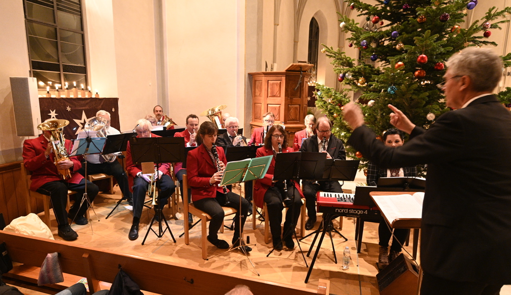 Seit zehn Jahren wird die Musikgesellschaft Oberschan von Josef Althaus dirigiert.