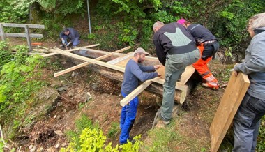 Im freiwilligen Einsatz für das Wandergebiet um Sevelen