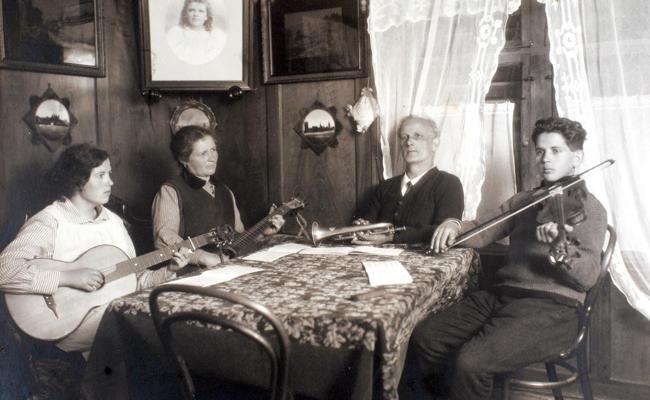 Wie es früher war, wenn die langen Winterabende kamen ...