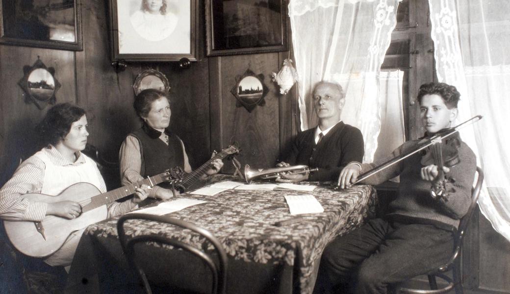 Wie es früher war, wenn die langen Winterabende kamen ...