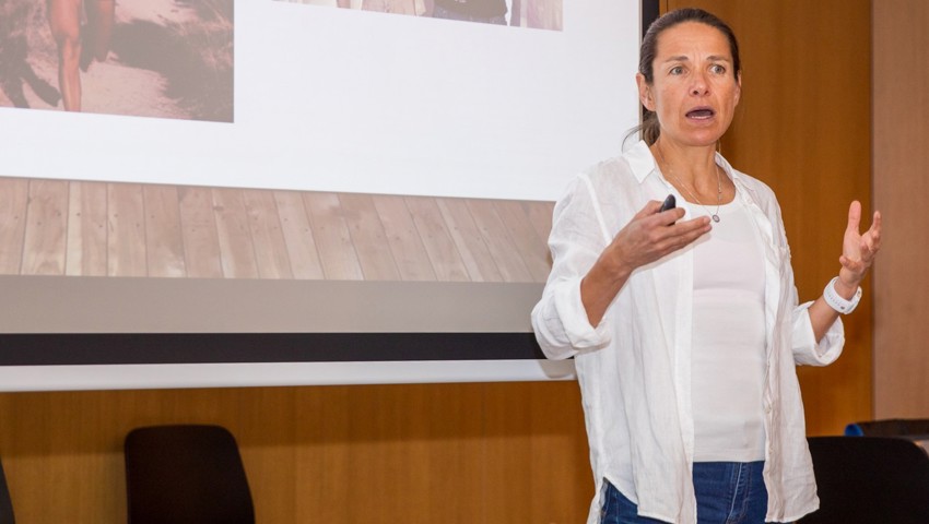 Hielt ein interessantes Referat: Jasmin Nunige.