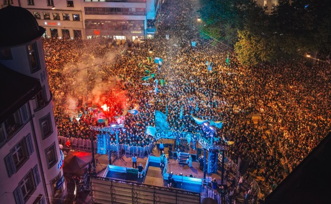 Cupfinal-Feier: Drohnenpilot im Visier der Polizei