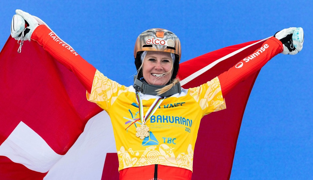 Alpin-Snowboarderin Julie Zogg holt ihr zweites WM-Gold im Parallelslalom