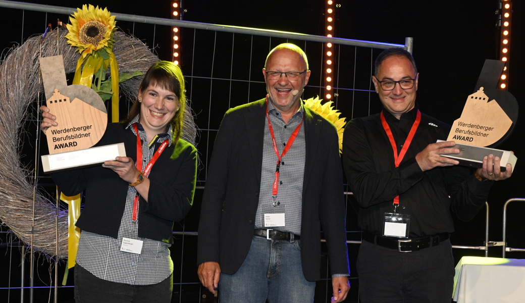 Eggenberger und Nadig gewinnen Berufsbildner-Award 2025