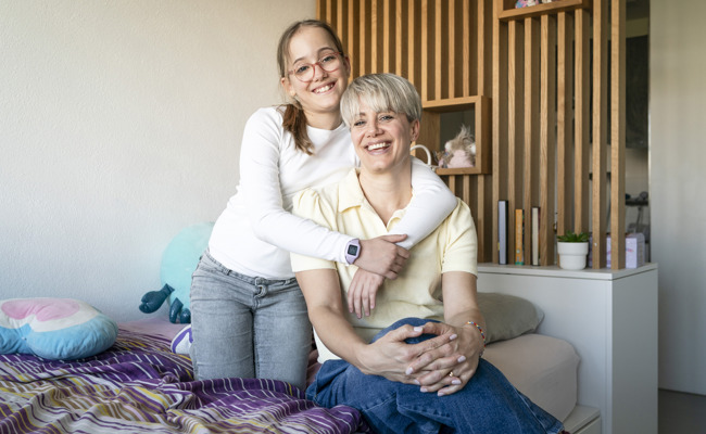 Amélie wurde als eines der ersten Kinder im Mutterleib operiert