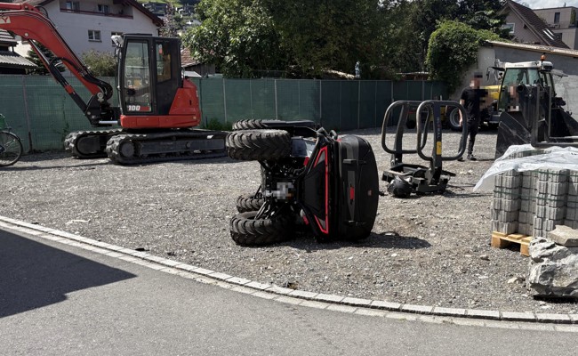 Ausgewichen, gestürzt, verletzt: Selbstunfall mit Quad