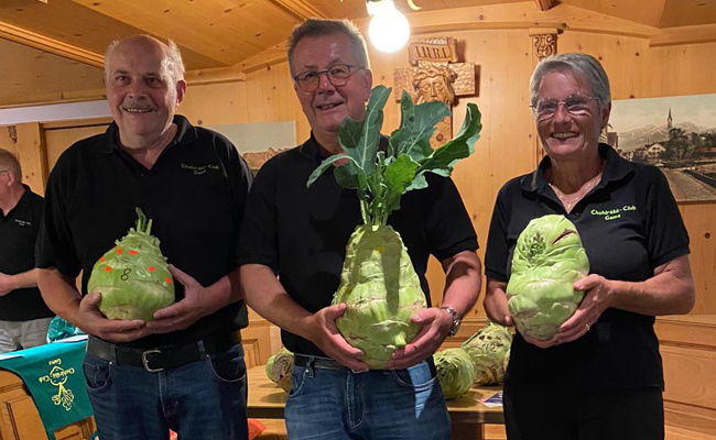 Schwerstes Kohlräbli wog über sieben Kilogramm