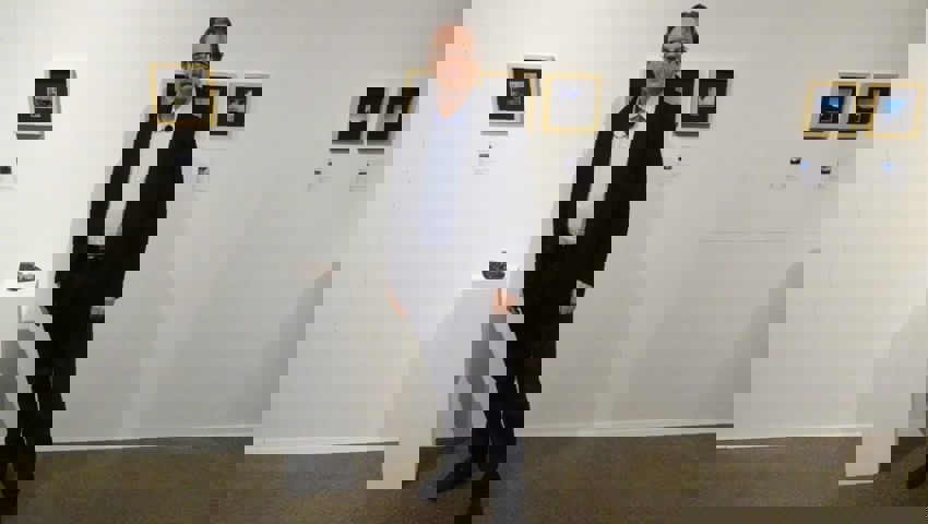  Die Umgebung seiner Gemeinde fotografisch erkundet: Hans Eggenberger in der Galerie L33. 