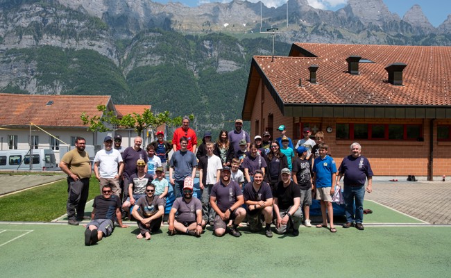 Das Pontonier-Handwerk im Pfingstlager geübt