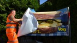An der Plakatfront ist kein Tag wie der andere