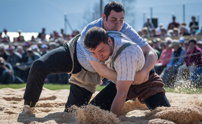 Fausch und Galbier im Sertigtal in Aktion