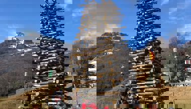 Bereit zum Brennen: Die Butziholzer haben den Funken fertig aufgestellt