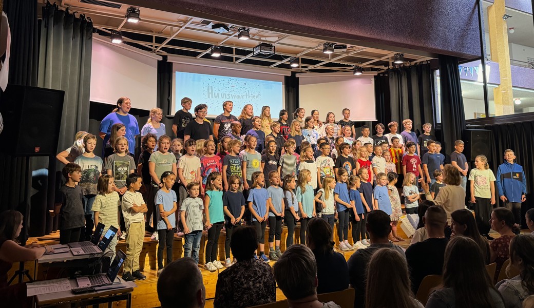 Kinder vom Kindergarten bis zur 6. Klasse machten beim Projekt mit.