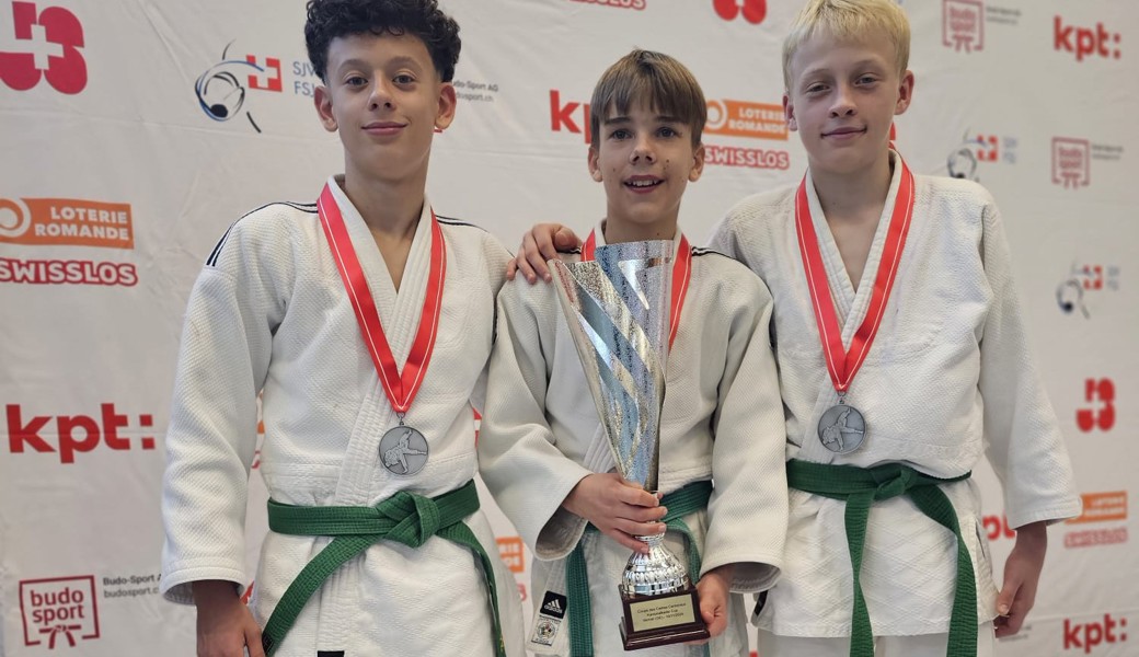 Das starke Buchser Trio war ein wichtiger Teil des Erfolgs der Ostschweizer Mannschaft, von links: Luca Wüst, Silvan Tischhauser und Gustav Kern.