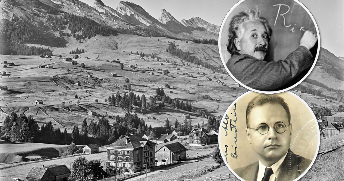 After the theory of relativity, Einstein wanted to go to Obertoggenburg.