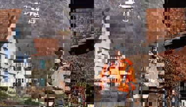 Sanierung erst in den Startlöchern: Eine Drohne kam für erste Vermessungen zum Einsatz