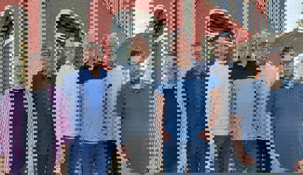 Der neue Vorstand, von links: Anja Graf, Robert Tanner, Bernd Robbert, Simon Schneider, Peter Graf und Samuel Heeb.