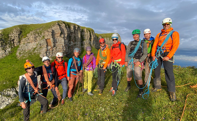 Alle sieben Gipfel der Churfirsten bezwungen