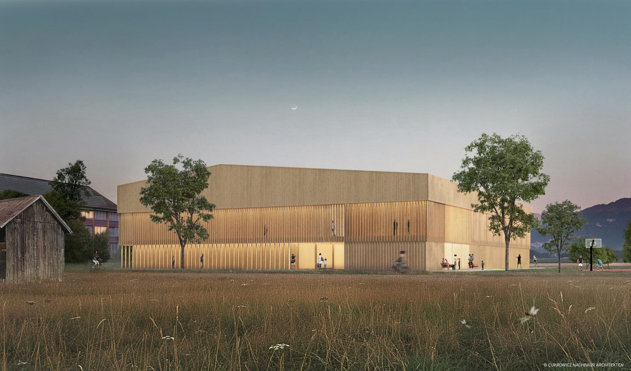 Sennwald richtet Blick nach vorne: Mehrzweckhalle und Badi ein Schritt weiter