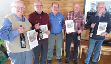 Schützen-Quintett zu Ehrenveteranen erhoben