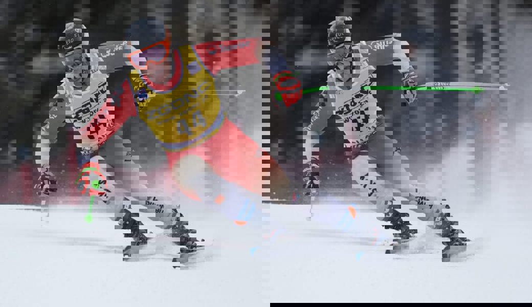  Josua Mettler in Action: Im zweiten Riesenslalom von Zinal fährt er auf Platz zwei. 