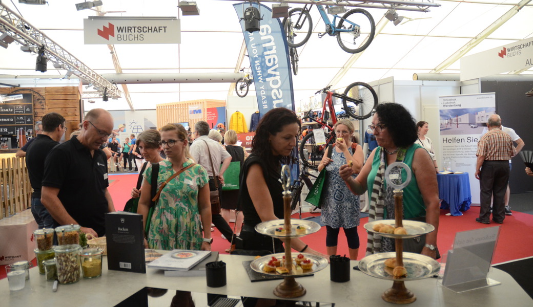 Eigentlich sollte die Werdenberger Gewerblerinnen und Gewerbler (hier an der Wiga 2023) vereint in einem Pavillon auftreten.