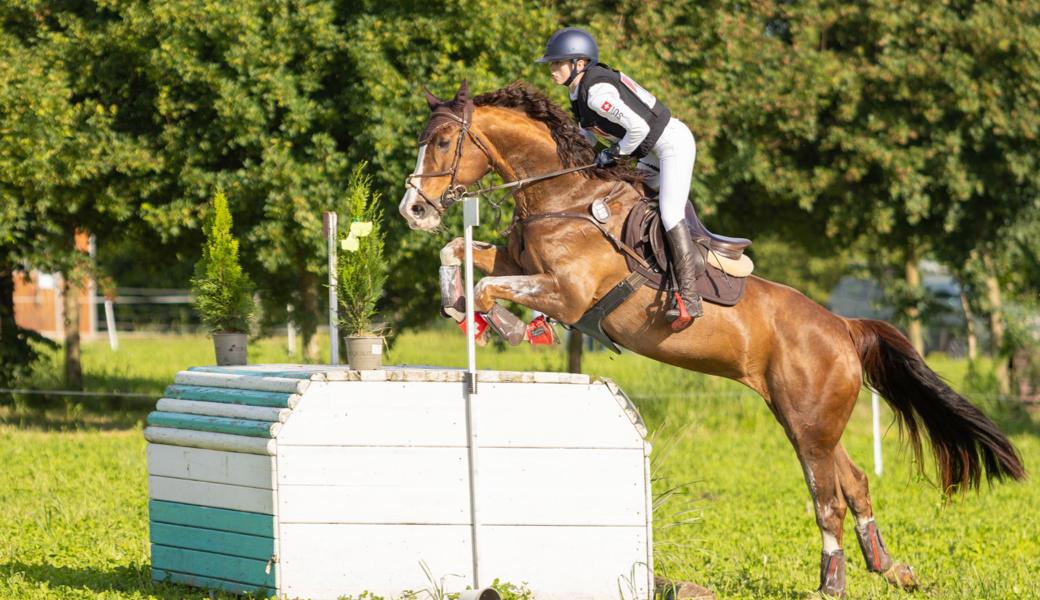 Mit dem Pferd Celine hat Sina Schett in Italien einen Schritt in Richtung EM-Qualifikation gemacht.