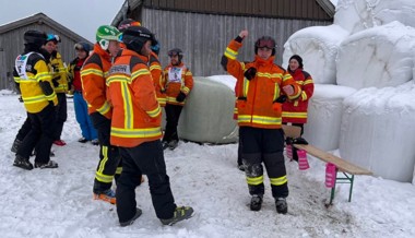 Bei Feuerwehr-Skimeisterschaft waren Vertrauen und Teamgeist gefragt