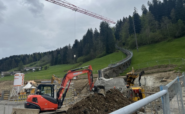 Abgerissen: Talstation der Iltiosbahn ist schon weg