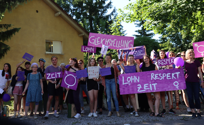 Feministischer Streik: Höherer Lohn und sichere Rente