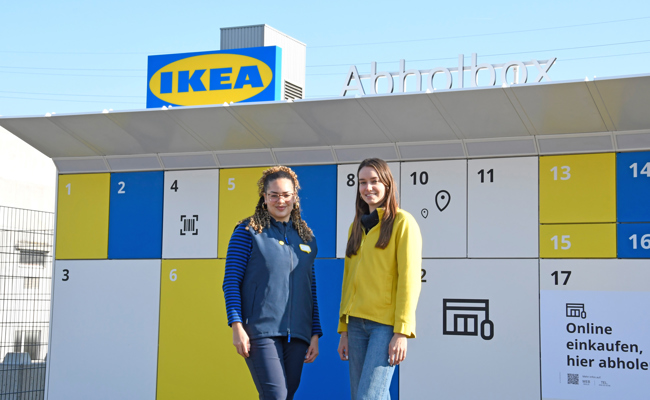 Waren rund um die Uhr selbst abholen: Ikea hat den ersten externen Locker aufgestellt