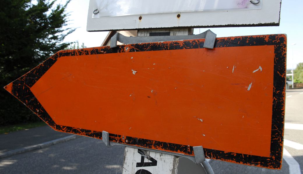 Strasse durch die Dörfer zwei Tage gesperrt