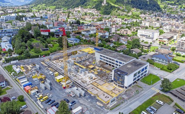 Die «neue» Kanti wächst: Der Grundriss wird sichtbar