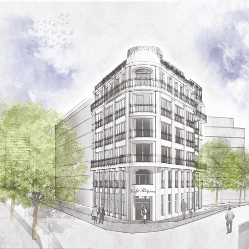 Nach gut 140 Jahren soll das Café Rhyner ein komplett neues Gebäude erhalten.