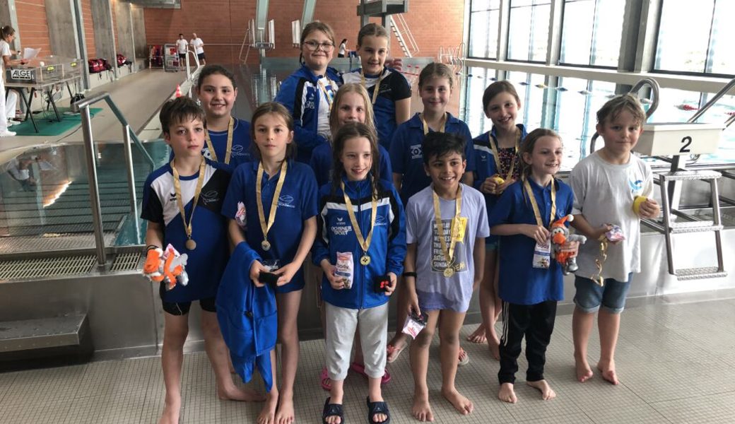  Zufriedene Gesichter bei der Flöser Delegation. 