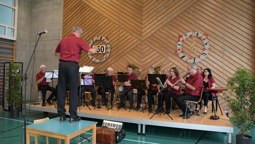 Die Dorfmusik feierte 2025 ihr 150-jähriges Jubiläum. 