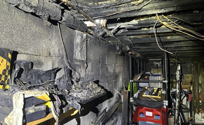 Einfamilienhaus nach Brand unbewohnbar